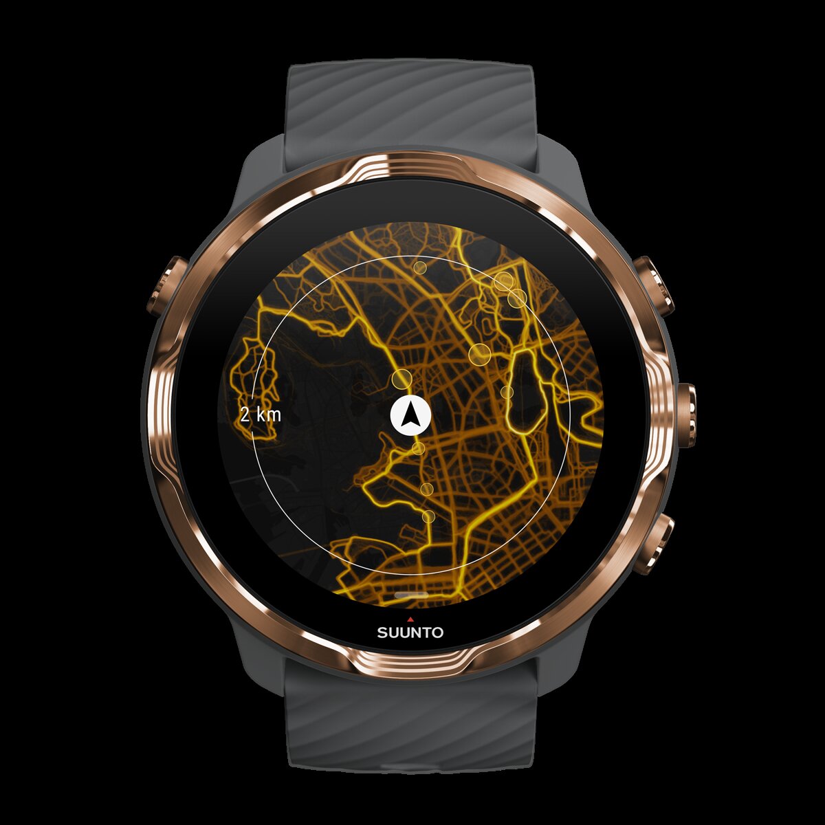 Smartwatch desportivo 7 Cinzento / Dourado-5