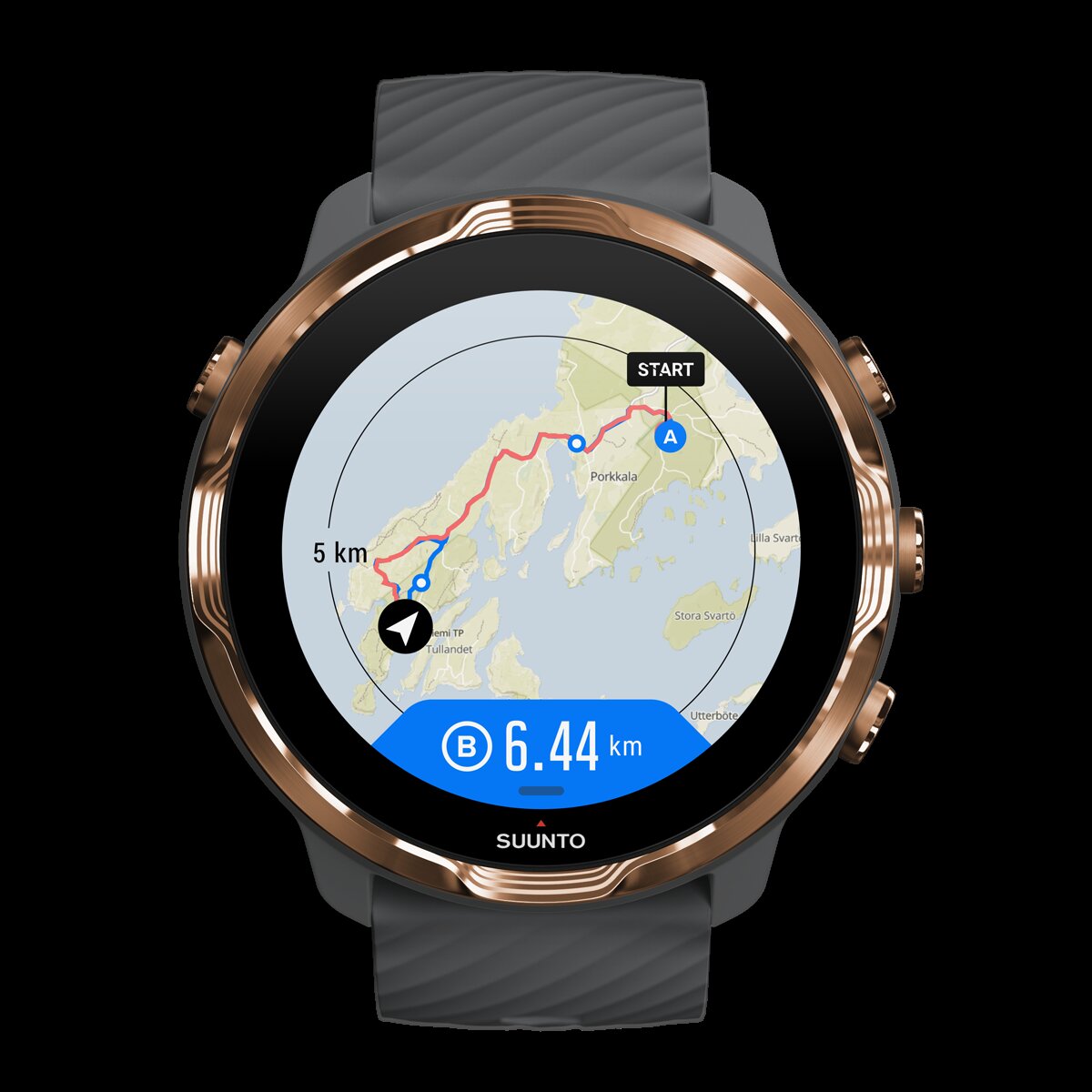 Smartwatch desportivo 7 Cinzento / Dourado-14