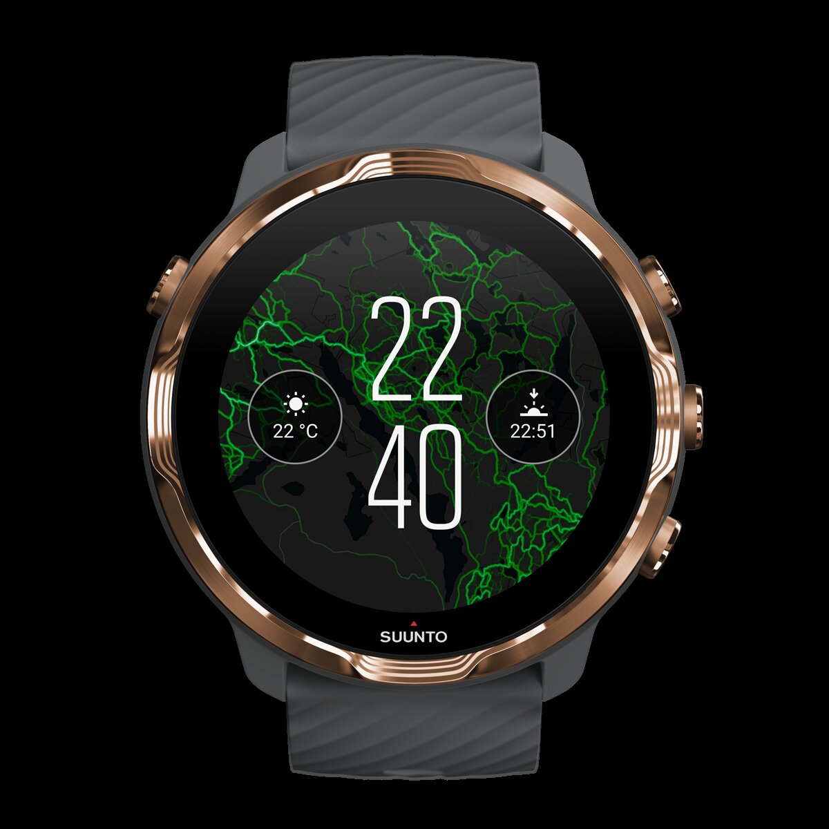 Smartwatch desportivo 7 Cinzento / Dourado-15