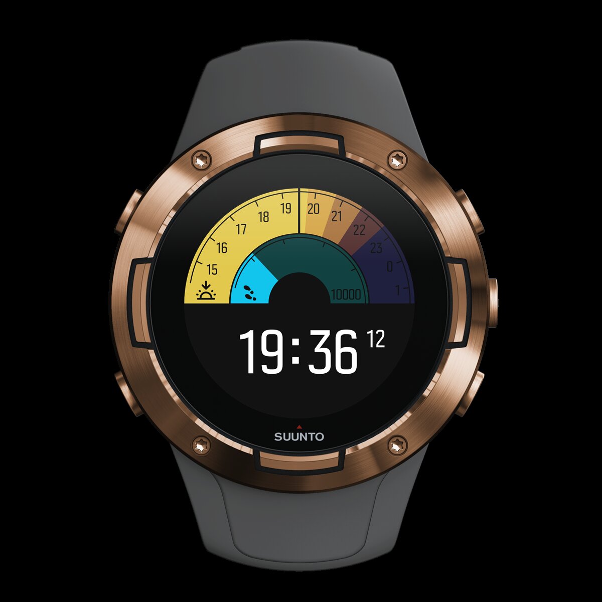 Smartwatch desportivo 7 Cinzento / Dourado-18