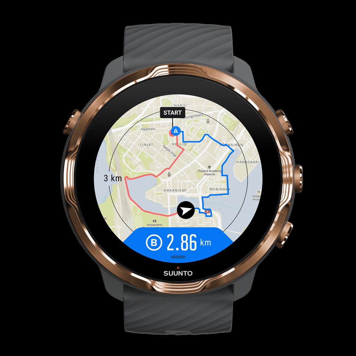 Smartwatch desportivo 7 Cinzento / Dourado-22