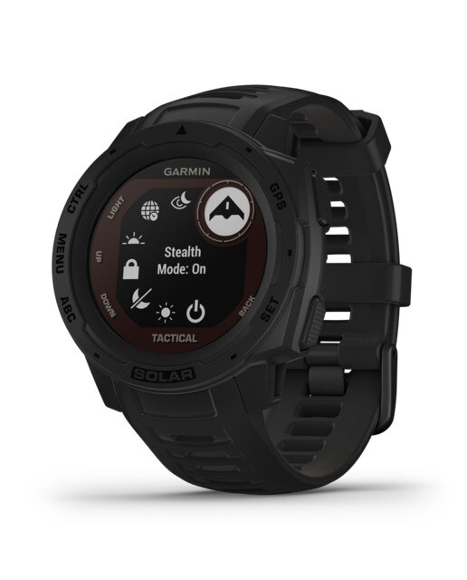 Relógio GPS Instinct Solar Tactical Edition Preto-1