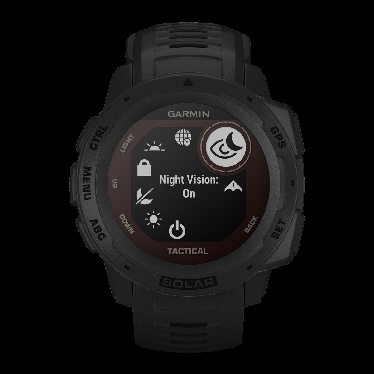 Relógio GPS Instinct Solar Tactical Edition Preto-3