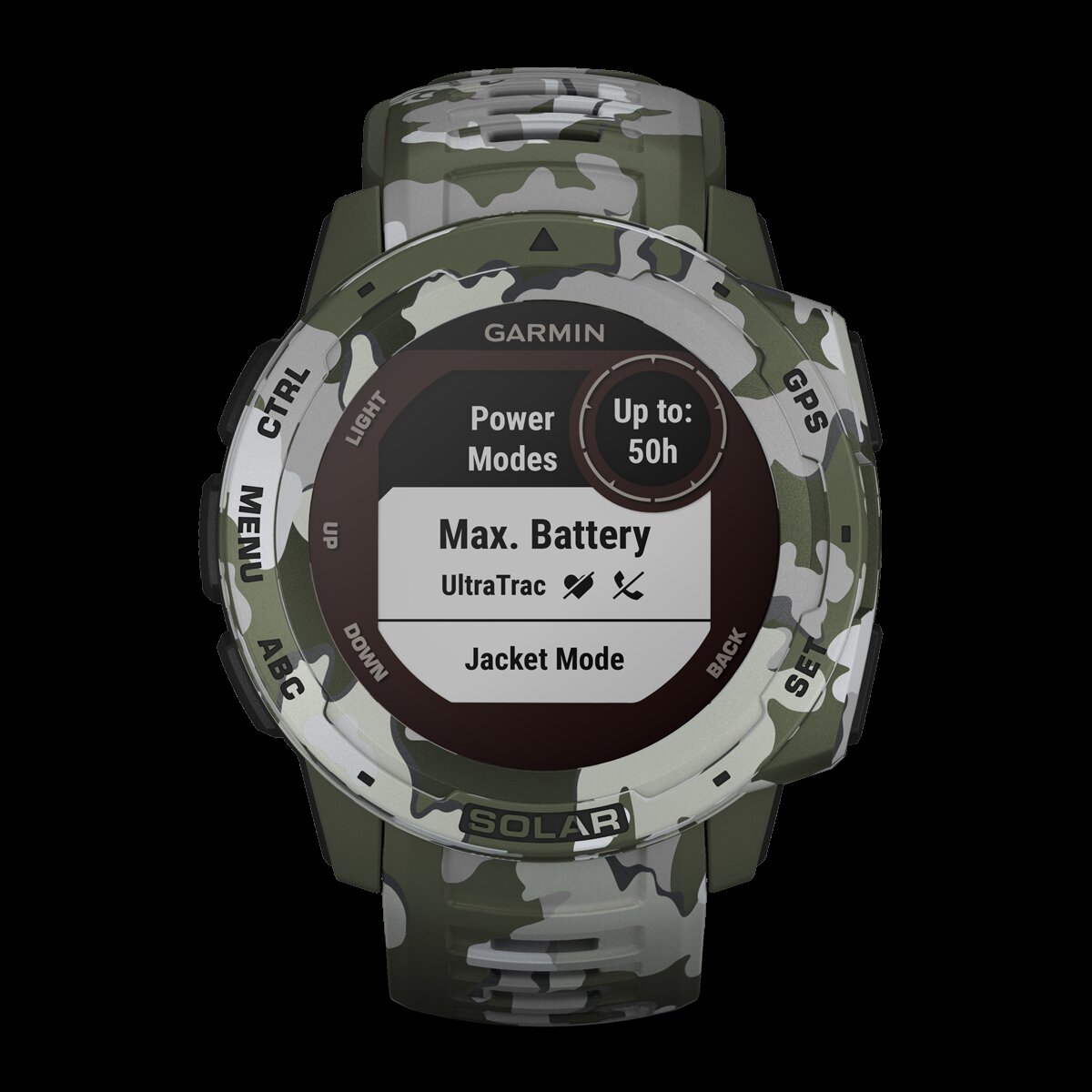 Relógio GPS Instinct Solar Camo Edition Camuflagem-2