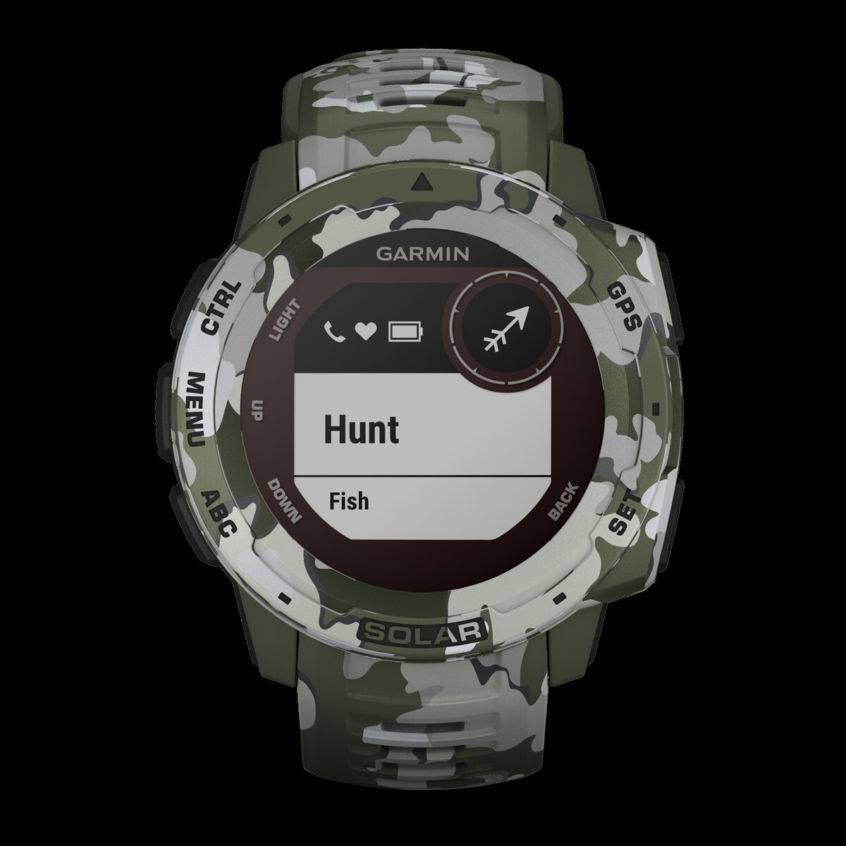 Relógio GPS Instinct Solar Camo Edition Camuflagem-3