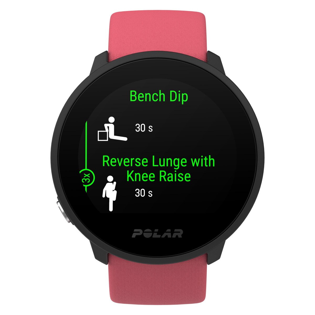Relógio Fitness Unite S-L Coral-5