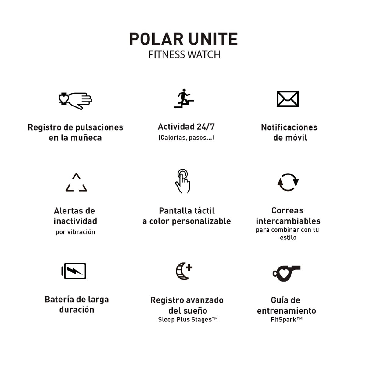 Relógio Fitness Unite S-L Coral-10