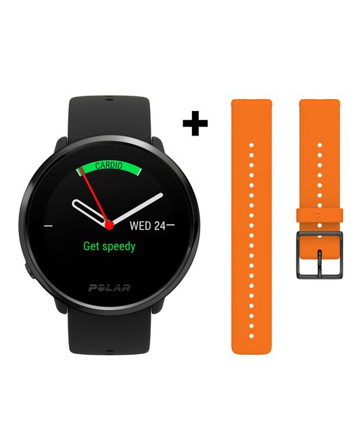 Relógio GPS Ignite Pack + Correia de silicone Preto-1