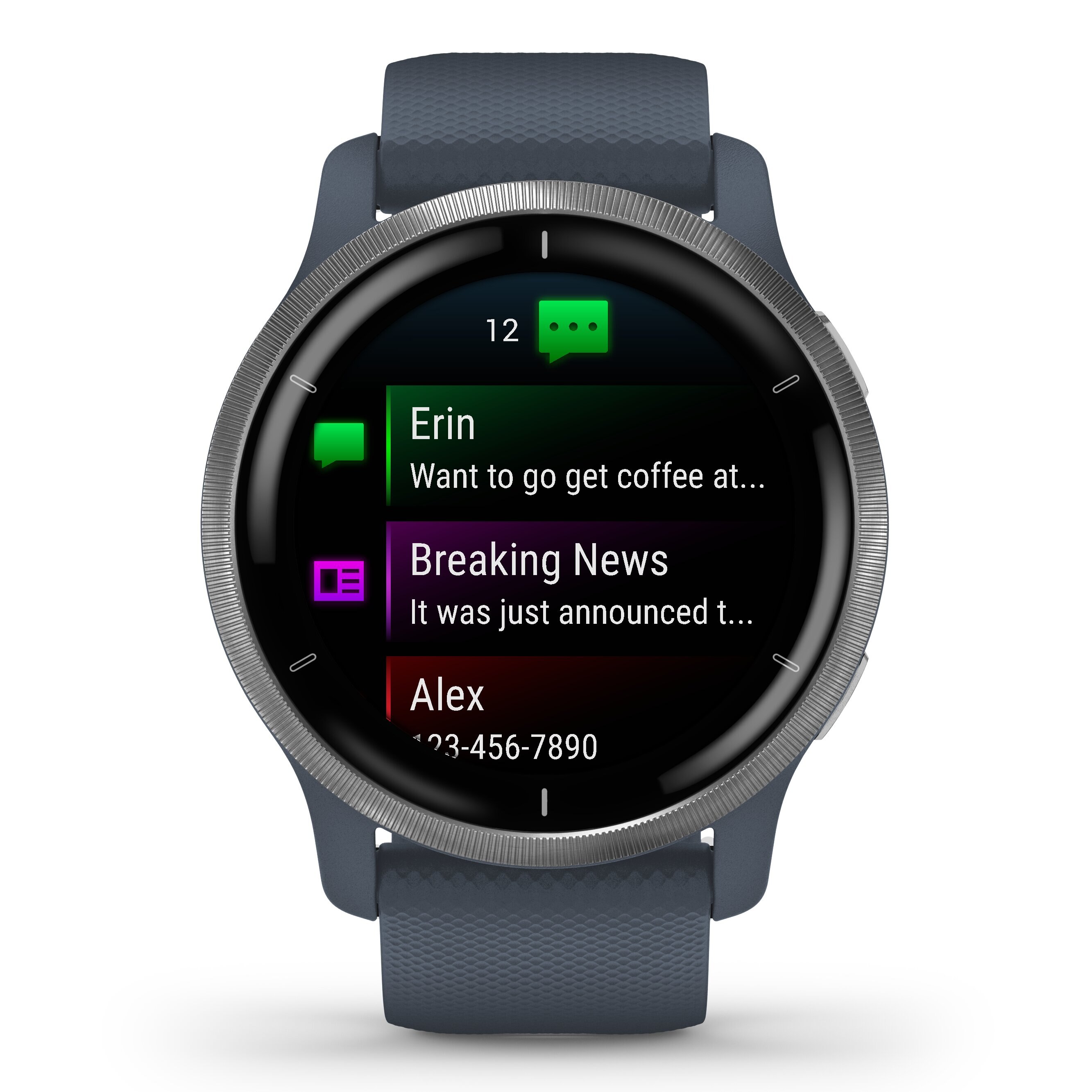 Relógio smartwatch Venu 2 Azul-acinzentado-4