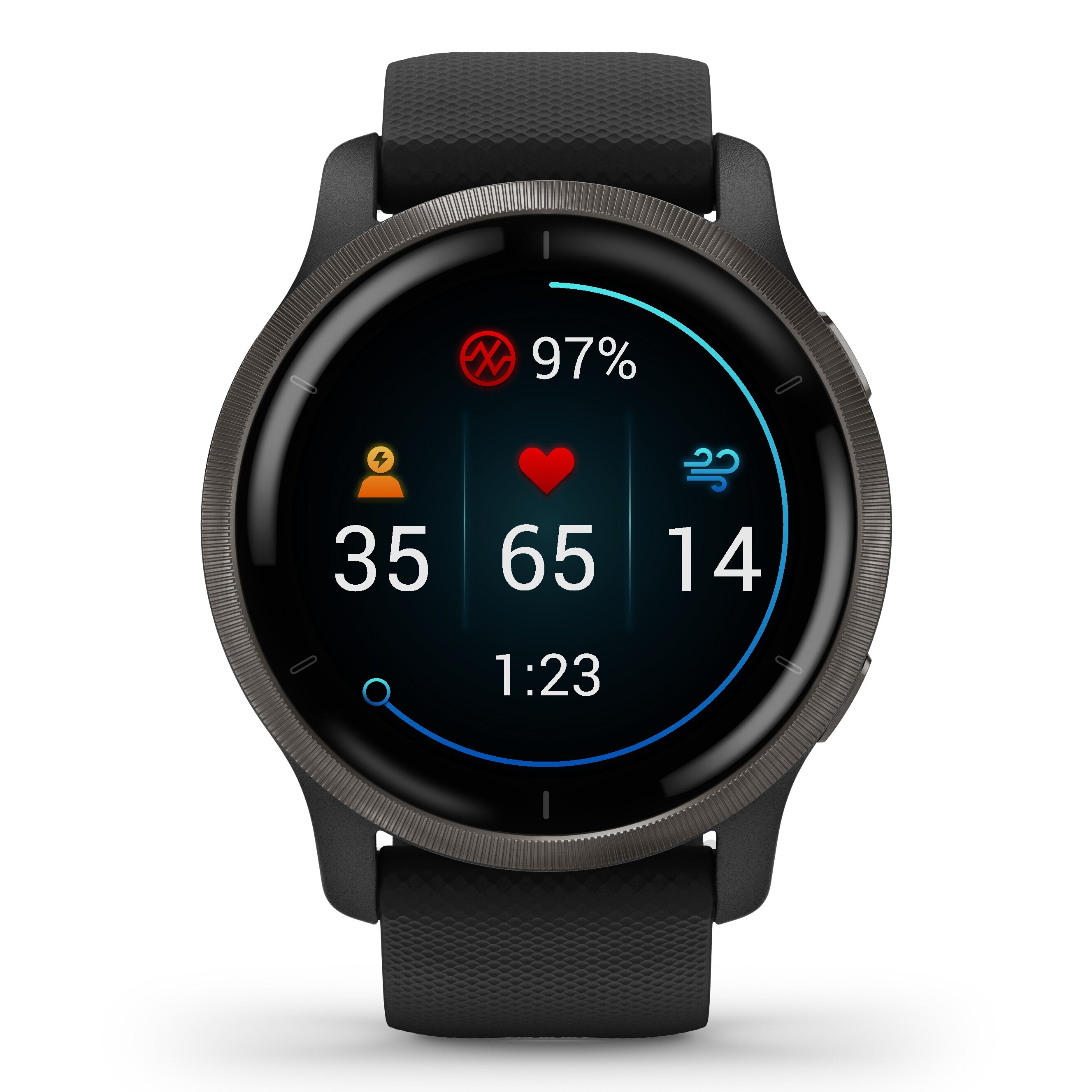 Relógio smartwatch Venu 2 Preto-2