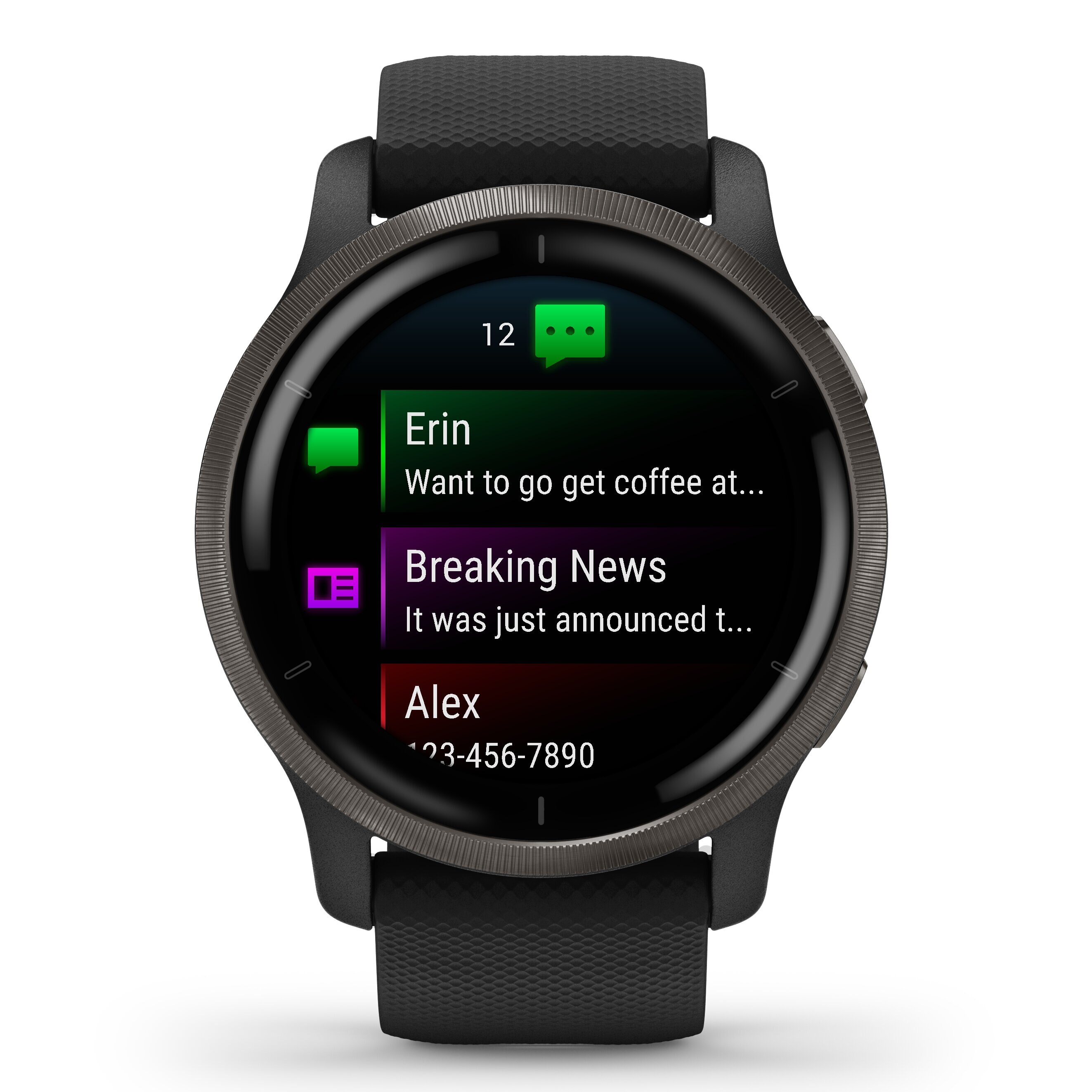 Relógio smartwatch Venu 2 Preto-4
