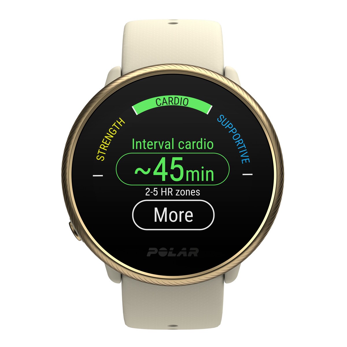 Relógio smartwatch Ignite 2 Tamanho S-L Champanhe/Dourado-3