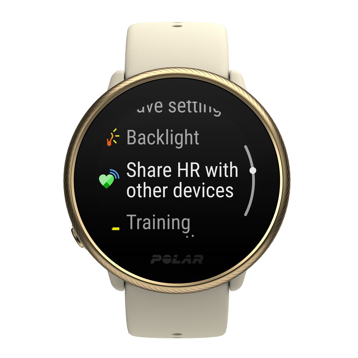 Relógio smartwatch Ignite 2 Tamanho S-L Champanhe/Dourado-7