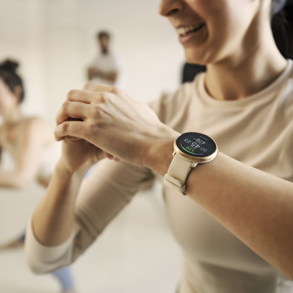 Relógio smartwatch Ignite 2 Tamanho S-L Champanhe/Dourado-14
