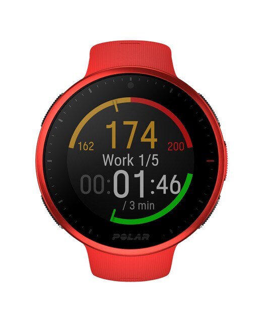 Relógio smartwatch Vantage V2 HR Tamanho M-L Vermelho-8