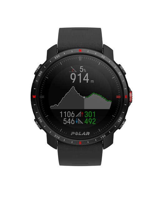 Relógio smartwatch Polar Grit X Pro Zafiro Tamanho M-L Polar Preto-4