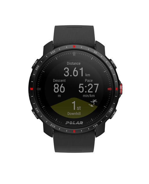 Relógio smartwatch Polar Grit X Pro Zafiro Tamanho M-L Polar Preto-8