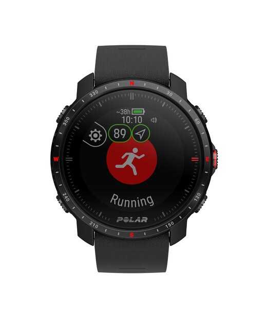 Relógio smartwatch Polar Grit X Pro Zafiro Tamanho M-L Polar Preto-9