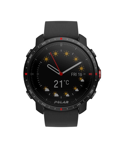 Relógio smartwatch Polar Grit X Pro Zafiro Tamanho M-L Polar Preto-10