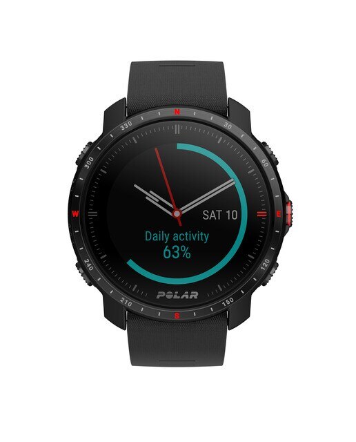 Relógio smartwatch Polar Grit X Pro Zafiro Tamanho M-L Polar Preto-12