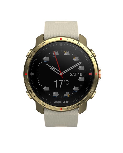 Relógio smartwatch Polar Grit X Pro Zafiro Tamanho S-L Polar Champanhe-6