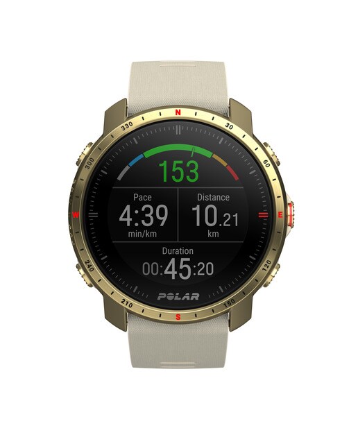 Relógio smartwatch Polar Grit X Pro Zafiro Tamanho S-L Polar Champanhe-7