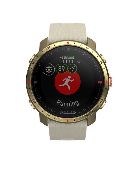 Relógio smartwatch Polar Grit X Pro Zafiro Tamanho S-L Polar Champanhe-9