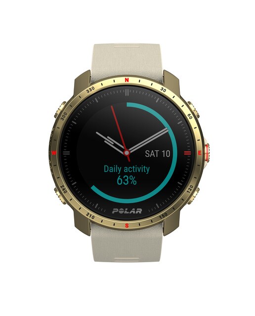 Relógio smartwatch Polar Grit X Pro Zafiro Tamanho S-L Polar Champanhe-10