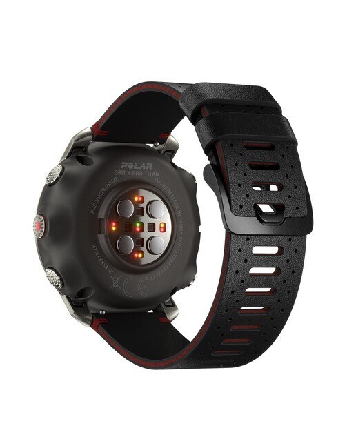 Relógio smartwatch Polar Grit X Pro Zafiro Titan Tamanho M-L Polar Preto/Titânio-13