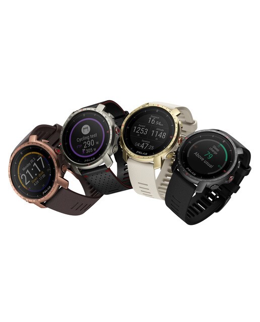 Relógio smartwatch Polar Grit X Pro Zafiro Titan Tamanho M-L Polar Preto/Titânio-14