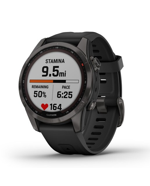 Relógio Smartwatch Fenix 7S Sapphire Solar Preto / Cinzento-1