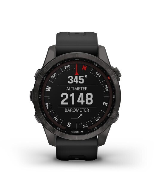 Relógio Smartwatch Fenix 7S Sapphire Solar Preto / Cinzento-4