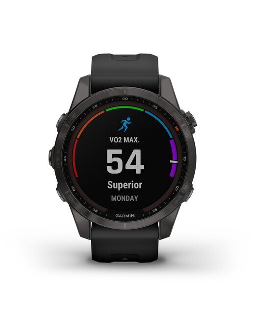 Relógio Smartwatch Fenix 7S Sapphire Solar Preto / Cinzento-9