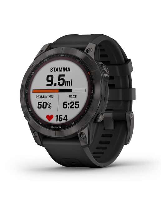 Relógio Smartwatch Fenix 7 Sapphire Solar Preto / Cinzento-1