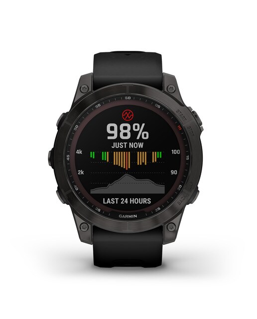 Relógio Smartwatch Fenix 7 Sapphire Solar Preto / Cinzento-4