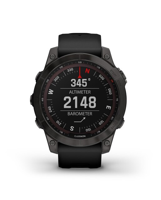 Relógio Smartwatch Fenix 7 Sapphire Solar Preto / Cinzento-5