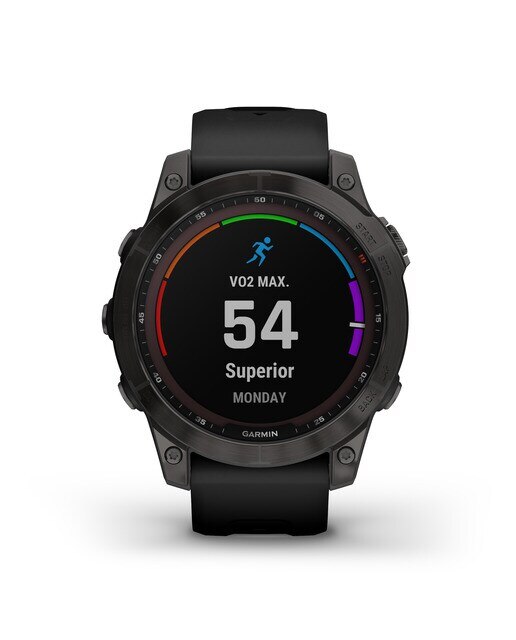 Relógio Smartwatch Fenix 7 Sapphire Solar Preto / Cinzento-9