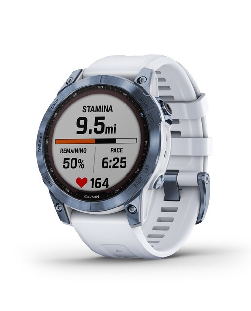 Relógio Smartwatch Fenix 7 Sapphire Solar Branco-1