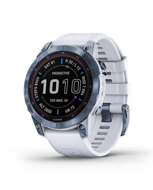 Relógio Smartwatch Fenix 7 Sapphire Solar Branco-2