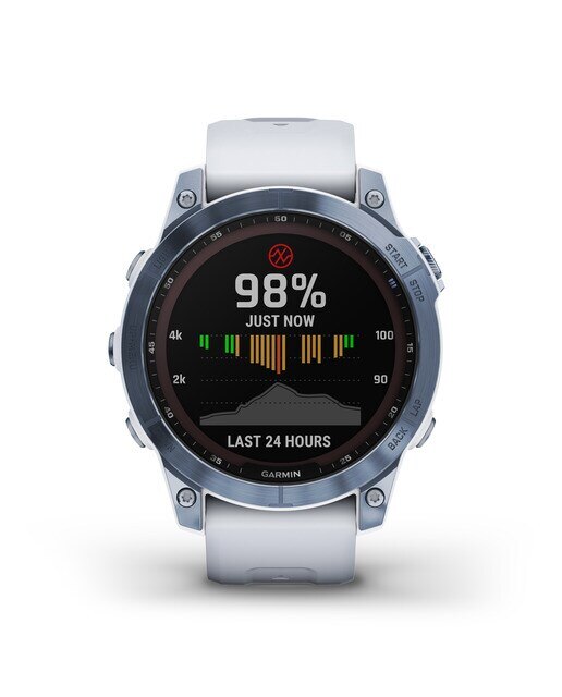 Relógio Smartwatch Fenix 7 Sapphire Solar Branco-5