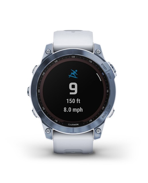 Relógio Smartwatch Fenix 7 Sapphire Solar Branco-8