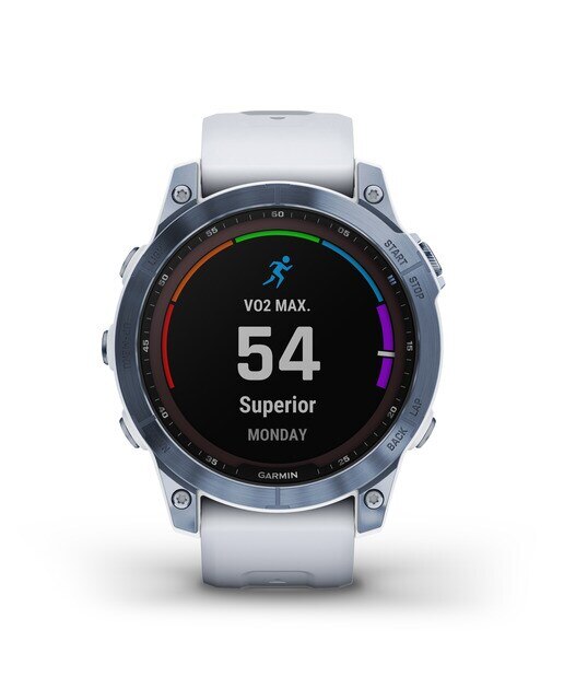 Relógio Smartwatch Fenix 7 Sapphire Solar Branco-9