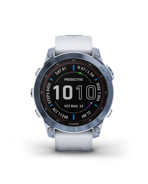 Relógio Smartwatch Fenix 7 Sapphire Solar Branco-10