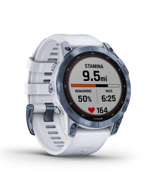 Relógio Smartwatch Fenix 7 Sapphire Solar Branco-11