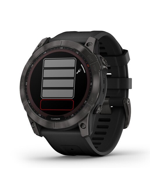 Relógio Smartwatch Fenix 7X Sapphire Solar Preto / Cinzento-2