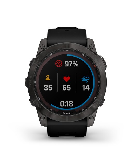 Relógio Smartwatch Fenix 7X Sapphire Solar Preto / Cinzento-9