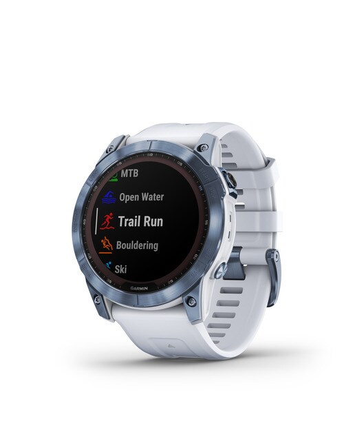 Relógio Smartwatch Fenix 7X Sapphire Solar Branco-1