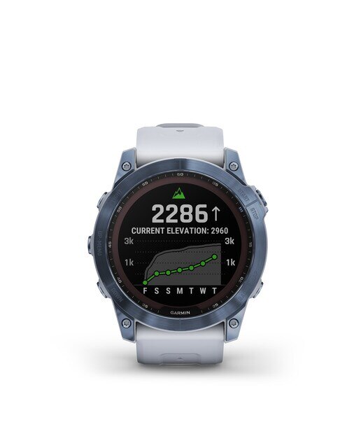 Relógio Smartwatch Fenix 7X Sapphire Solar Branco-3