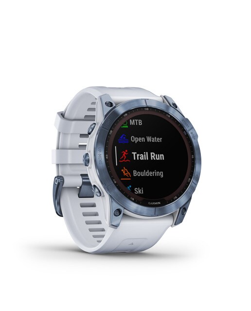 Relógio Smartwatch Fenix 7X Sapphire Solar Branco-8