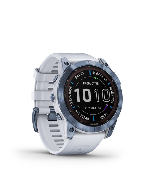 Relógio Smartwatch Fenix 7X Sapphire Solar Branco-10